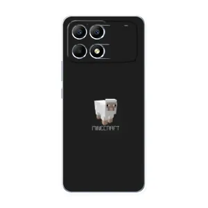 Чехол Майнкрафт на Xiaomi POCO F6 (AlphaPrint) Minecraft (Овечка Майнкрафт)