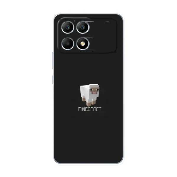 Чехол с принтом «Овечка Майнкрафт» для Xiaomi POCO F6