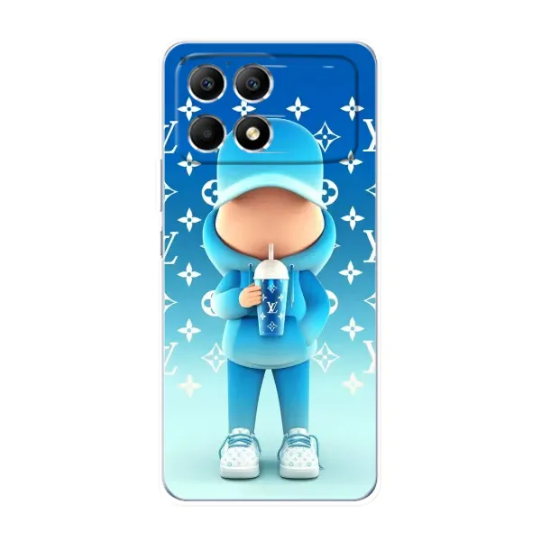 Чохол з принтом «Хлопець LV» для Xiaomi POCO F6 Чохол з принтом «Хлопець LV» для Xiaomi POCO F6