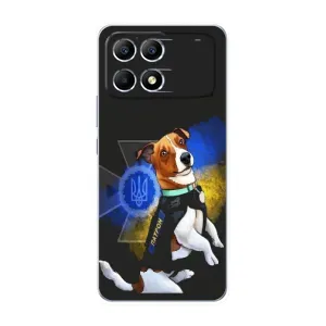 Чохли з картинкою собаки Патрон для Xiaomi POCO F6 (AlphaPrint) (Патрон собачка)