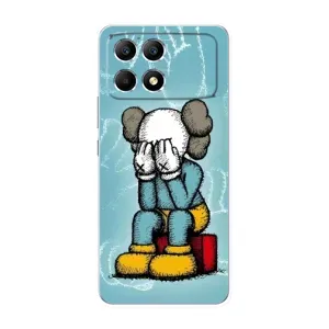 Чохол з принтом «Плач Bearbrick» для Xiaomi POCO F6