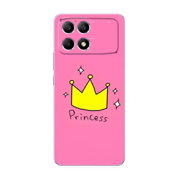 Чехол с принтом «Princess» для Xiaomi POCO F6