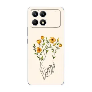 Чехол с принтом «Руки любви» для Xiaomi POCO F6