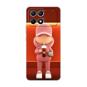 Крутые Чехлы Луи Виттон для Xiaomi POCO F6 (AlphaPrint) (С Кофе)