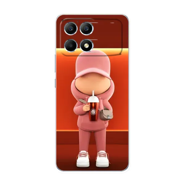 Чохол з принтом «З Кавою» для Xiaomi POCO F6 Чохол з принтом «З Кавою» для Xiaomi POCO F6