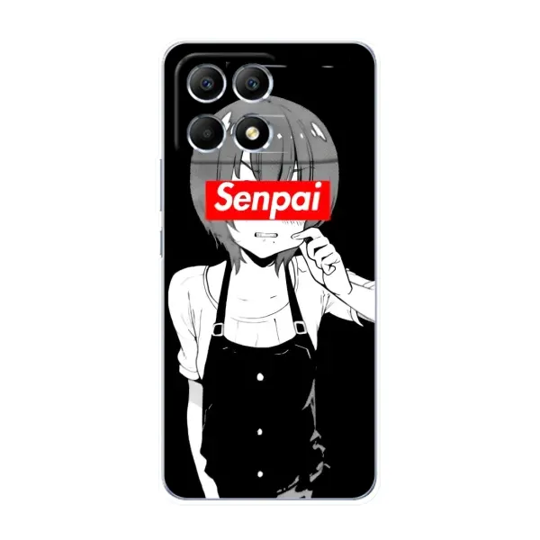 Чохол з принтом «Senpai» для Xiaomi POCO F6 Чохол з принтом «Senpai» для Xiaomi POCO F6