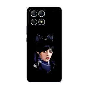 Чехлы Венсдей на Xiaomi POCO F6 Уэнсдей (AlphaPrint)
