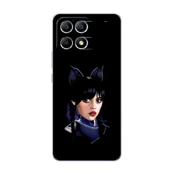 Чехол с принтом «серьезная Уэнздей» для Xiaomi POCO F6