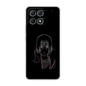 Чехол с принтом «силуэт Итачи» для Xiaomi POCO F6
