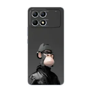 Чехлы с Обезьянами NFT для Xiaomi POCO F6 (AlphaPrint) (стильная обезьяна NFT)