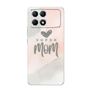 Чохол з принтом «Супер мама» для Xiaomi POCO F6