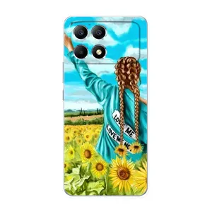 Чохол для Патріота України Xiaomi POCO F6 - (AlphaPrint) (Україночка)