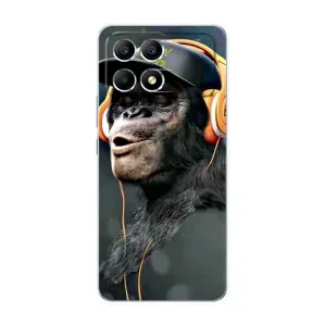 Чехол с принтом «В наушниках» для Xiaomi POCO F6