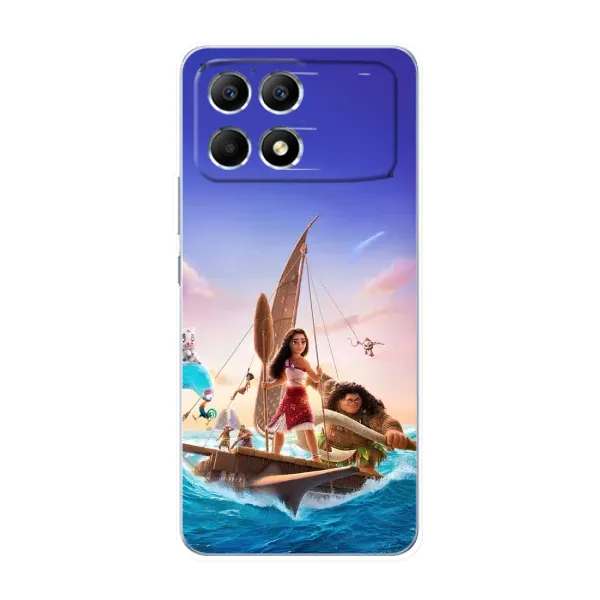 Чехол с принтом «Команда Ваяна Мауи» для Xiaomi POCO F6 Чехол с принтом «Команда Ваяна Мауи» для Xiaomi POCO F6