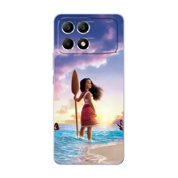 Чехол с принтом «Моана с веслом» для Xiaomi POCO F6 Чехол с принтом «Моана с веслом» для Xiaomi POCO F6