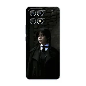 Чехол с дизайном Венздей 2 на Xiaomi POCO F6 (Темный стиль Уэнздей)