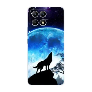 Чехол с принтом «Волк на луну» для Xiaomi POCO F6