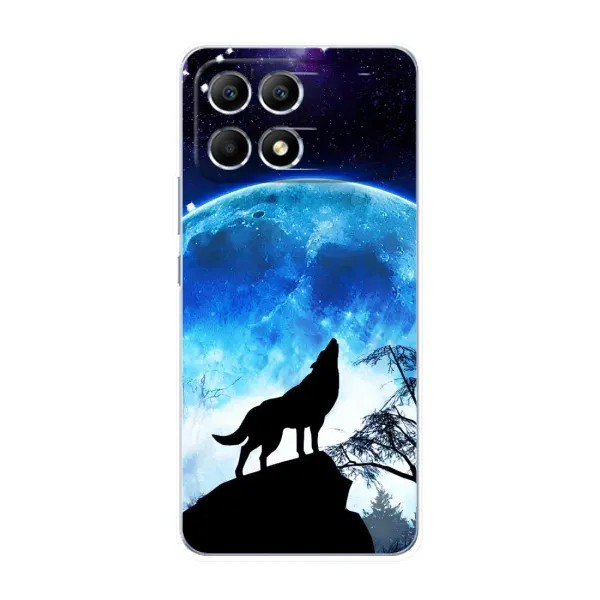 Чехол с принтом «Волк на луну» для Xiaomi POCO F6 Чехол с принтом «Волк на луну» для Xiaomi POCO F6