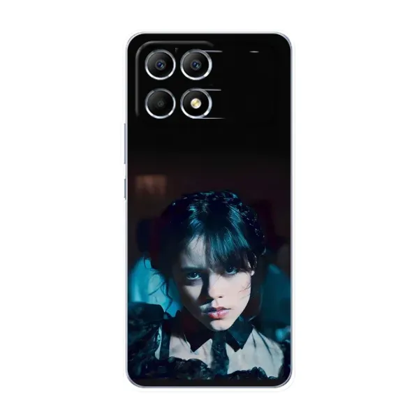 Чехол с принтом «взгляд Уэнздей» для Xiaomi POCO F6