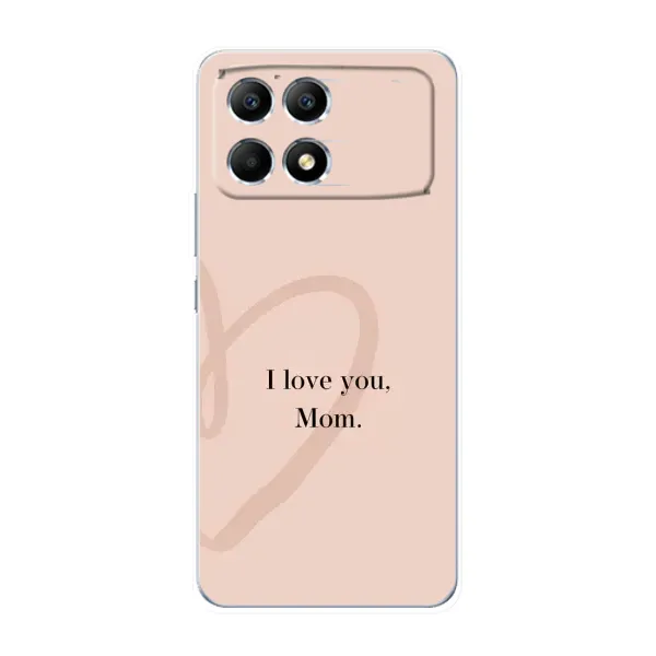 Чохол з принтом «Серце мамі» для Xiaomi POCO F6