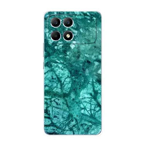 Мраморний чехол на Xiaomi POCO F6 (VPrint) (Зелений мрамор)
