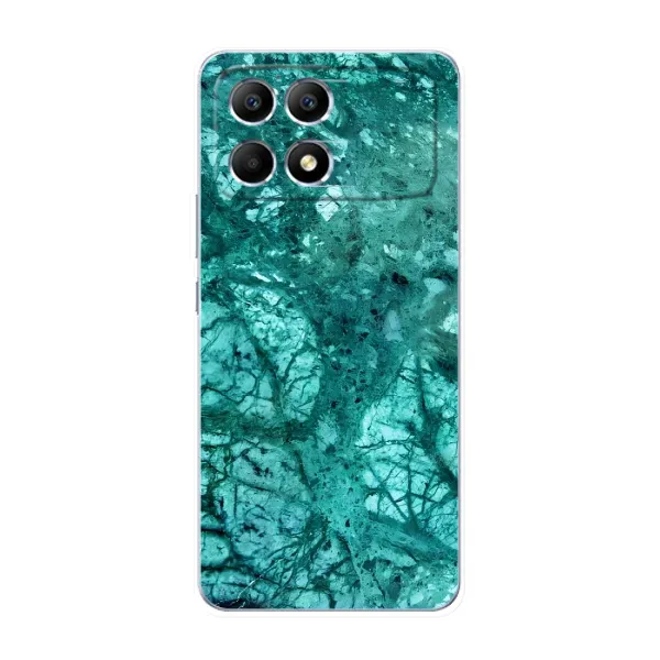 Чехол с принтом «Зеленый мрамор» для Xiaomi POCO F6