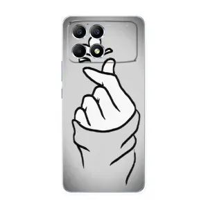 Чехол с принтом «Значок Love» для Xiaomi POCO F6