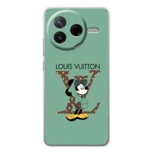 Чехлы Луи Витон для Xiaomi POCO F7 Pro (AlphaPrint - LOUIS VUITTON) (Микки Маус LV)