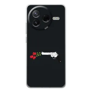 Чехлы (ART) Цветы на Xiaomi POCO F7 Pro (VPrint) (Неожиданные цветы)