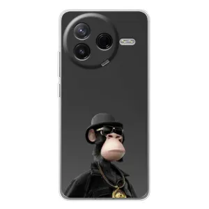 Чехлы с Обезьянами NFT для Xiaomi POCO F7 Pro (AlphaPrint) (Обезьяна NFT)