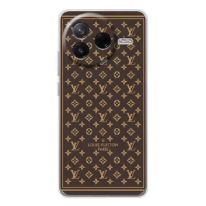 Чехлы Луи Витон для Xiaomi POCO F7 Pro (AlphaPrint - LOUIS VUITTON) (обои LV)