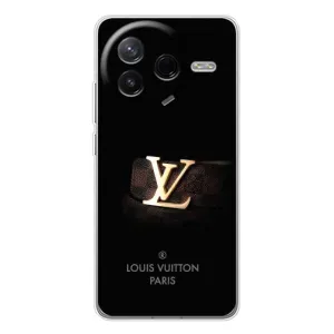 Чехлы Луи Витон для Xiaomi POCO F7 Pro (AlphaPrint - LOUIS VUITTON) (ремешок LV)