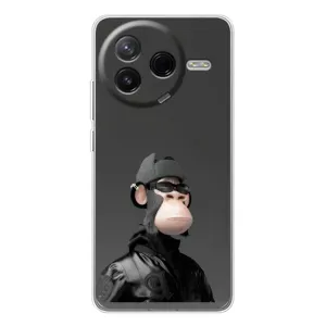 Чехлы с Обезьянами NFT для Xiaomi POCO F7 Pro (AlphaPrint) (стильная обезьяна NFT)