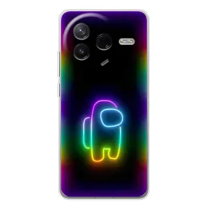 Чохли Амонг Ас для Xiaomi POCO F7 Pro (AlphaPrint) (Яскравий скін)