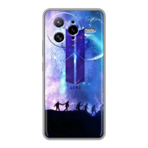 Чохли BTS для Xiaomi POCO F7 Ultra (AlphaPrint) (Army BTS)