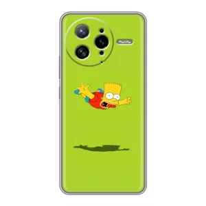 Чехол с Симпсонами для Xiaomi POCO F7 Ultra (VPrint) (Барт Симпсон)