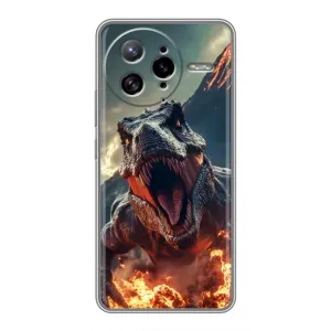 Чохол з картинкою 'Хижаки' для Xiaomi POCO F7 Ultra (Вогняний динозавр)