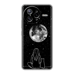 Чохол з малюнком кіт на Xiaomi POCO F7 Ultra (Дівчина з котом)