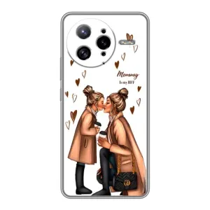 Чохол з друком для Xiaomi POCO F7 Ultra - (Мама з дитинкою) (AlphaPrint) (Донька і мама)