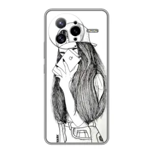Чохол з друком для Xiaomi POCO F7 Ultra - (Мода) (AlphaPrint) (Фото дівчини)