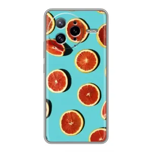 Чохли з фруктами для Xiaomi POCO F7 Ultra (VPrint) (Грейпфрут)