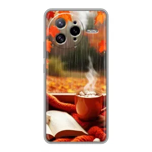 Чохол з унікальним дизайном 'Осінь з кавою' для Xiaomi POCO F7 Ultra (Кава і дощ)