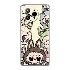 Чохол з Лабубу на Xiaomi POCO F7 Ultra (Золота мавпа Bored Ape)