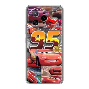 Силиконовый чехол Маквин для Xiaomi POCO F7 Ultra (Коллаж Молния Маквин)