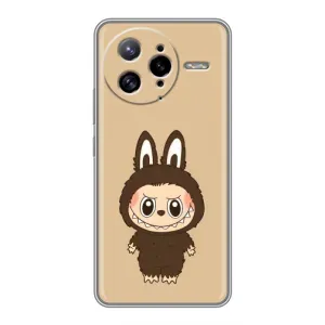 Чохол з Лабубу на Xiaomi POCO F7 Ultra (Bored Ape в червоному)