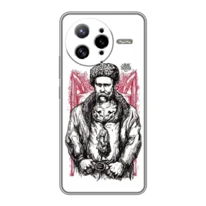Чохли для Xiaomi POCO F7 Ultra с принтом Тараса Шевченко (AlphaPrint) (Козак Шевченко)