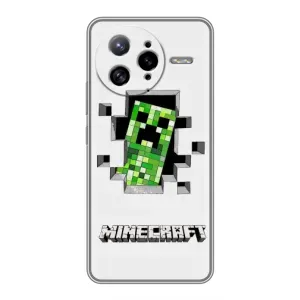 Чохол Майнкрафт на Xiaomi POCO F7 Ultra (AlphaPrint) Minecraft (кріпер Майнкрафт)