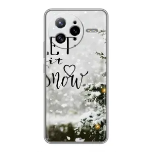 Новорічні, Святкові Чохли для Xiaomi POCO F7 Ultra - 2024 год (Let it snow)