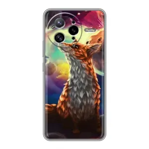Чохли з картинкою Лисичка для Xiaomi POCO F7 Ultra (VPrint) (Лисичка в космосі)
