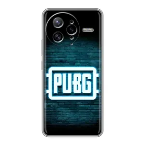 Чехол PUBG для Поко Ф7 Ультра (AlphaPrint) (Лого PUBG)
